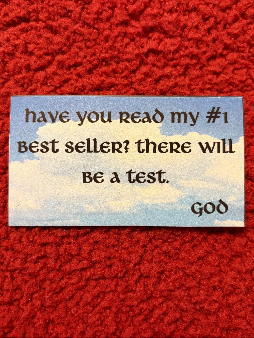Messages from God magnet